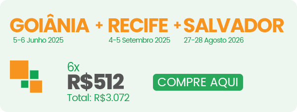 GOIÂNIA + RECIFE + SALVADOR